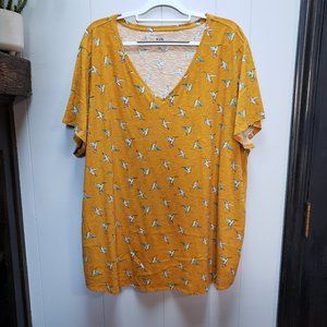 EVRI Everyday Hummingbird Print Tee